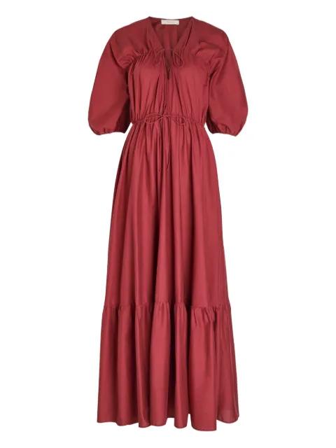 drawstring cotton maxi dress by FAITHFULL