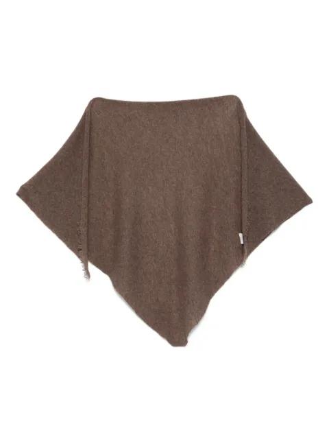Chal Triax frayed-edge shawl by FALIERO SARTI