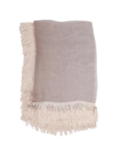 Ginny fringe-trimmed scarf by FALIERO SARTI
