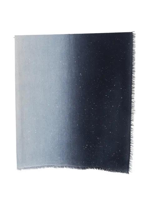 Luccicante sequin-embellished scarf by FALIERO SARTI