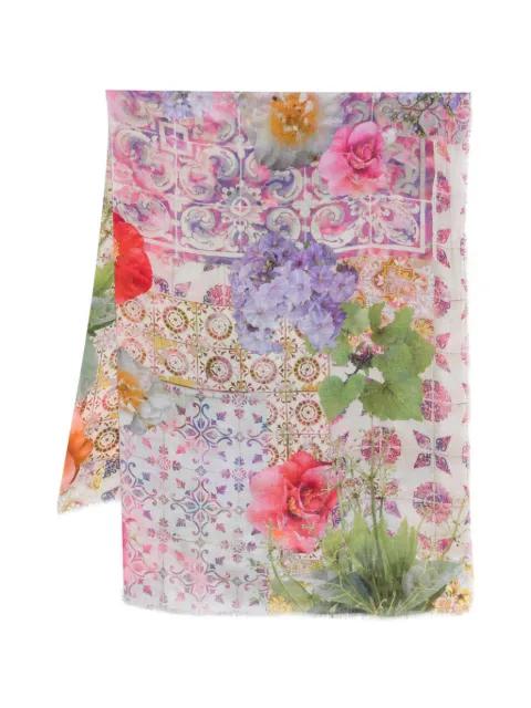 floral scarf by FALIERO SARTI