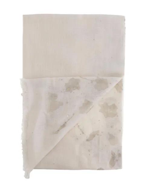 frayed-edge scarf by FALIERO SARTI