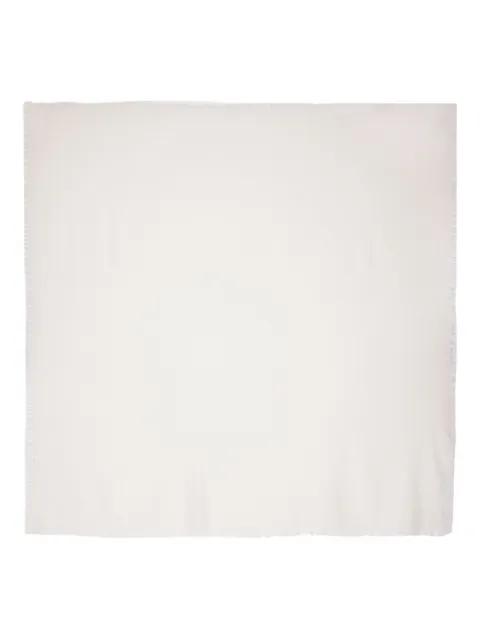 frayed-edge square-shape scarf by FALIERO SARTI