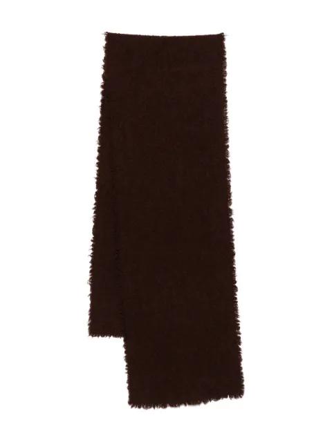frayed-trim scarf by FALIERO SARTI