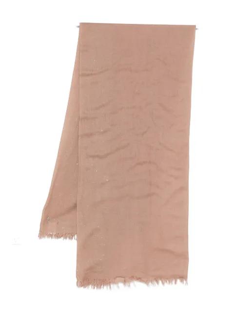 fringed scarf by FALIERO SARTI