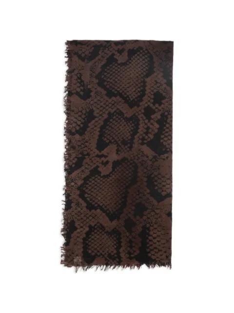 fringed scarf by FALIERO SARTI