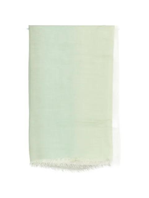 gradient frayed scarf by FALIERO SARTI