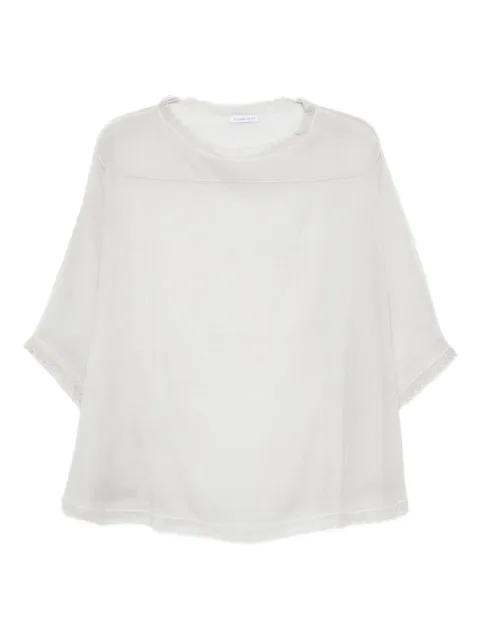 lace-trim blouse by FALIERO SARTI