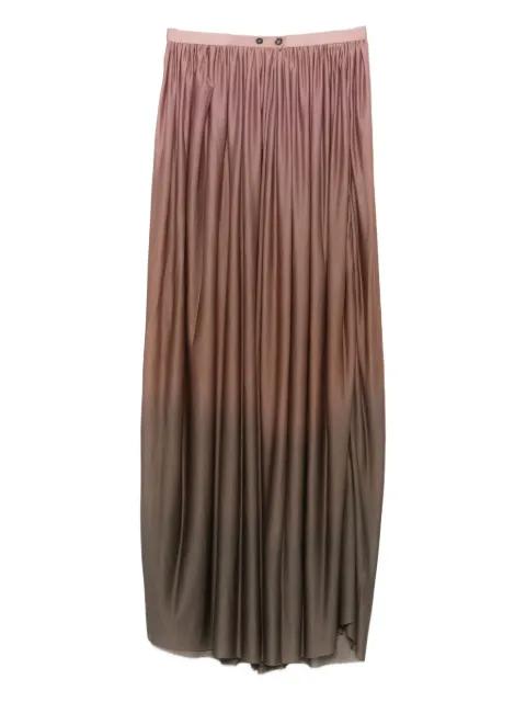 ombre pleated skirt by FALIERO SARTI
