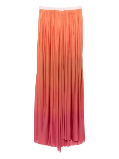 pleated ombre skirt by FALIERO SARTI