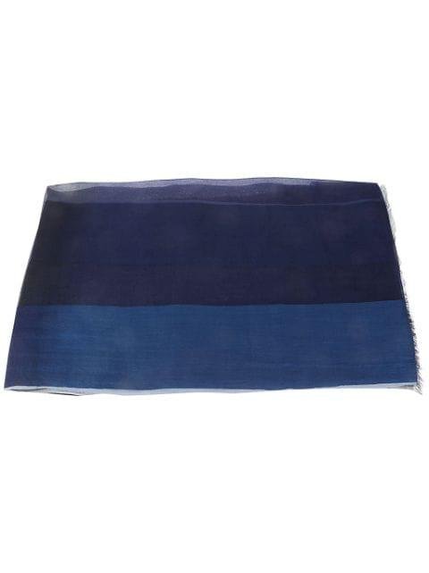 striped silk scarf by FALIERO SARTI