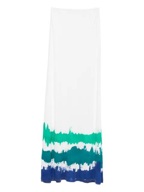 tie-dye skirt by FALIERO SARTI