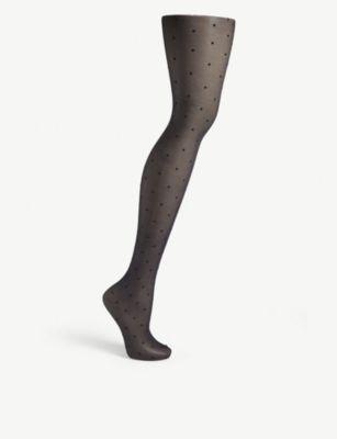 15 Denier polka dot tights by FALKE