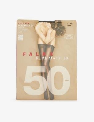 50 denier matt stretch-woven tights by FALKE
