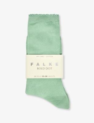 Bold Dot organic cotton-blend socks by FALKE