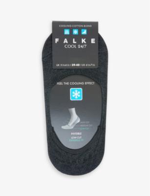 Cool 24/4 low-cut cotton-blend socks by FALKE