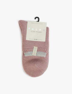 Cosy stretch-knit socks by FALKE