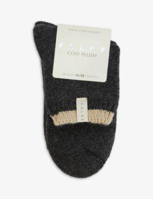 Cosy stretch-knit socks by FALKE