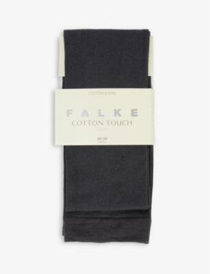 Cotton Touch opaque stretch-woven tights by FALKE