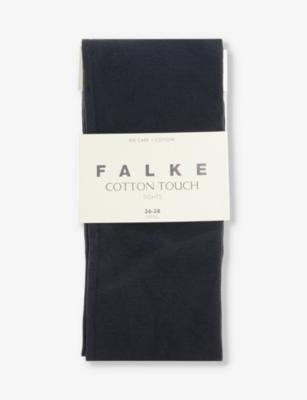 Cotton Touch organic-cotton blend tights by FALKE