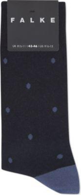 Dot cotton-blend socks by FALKE