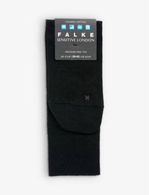Falke Sensitive London cotton-blend knitted socks by FALKE