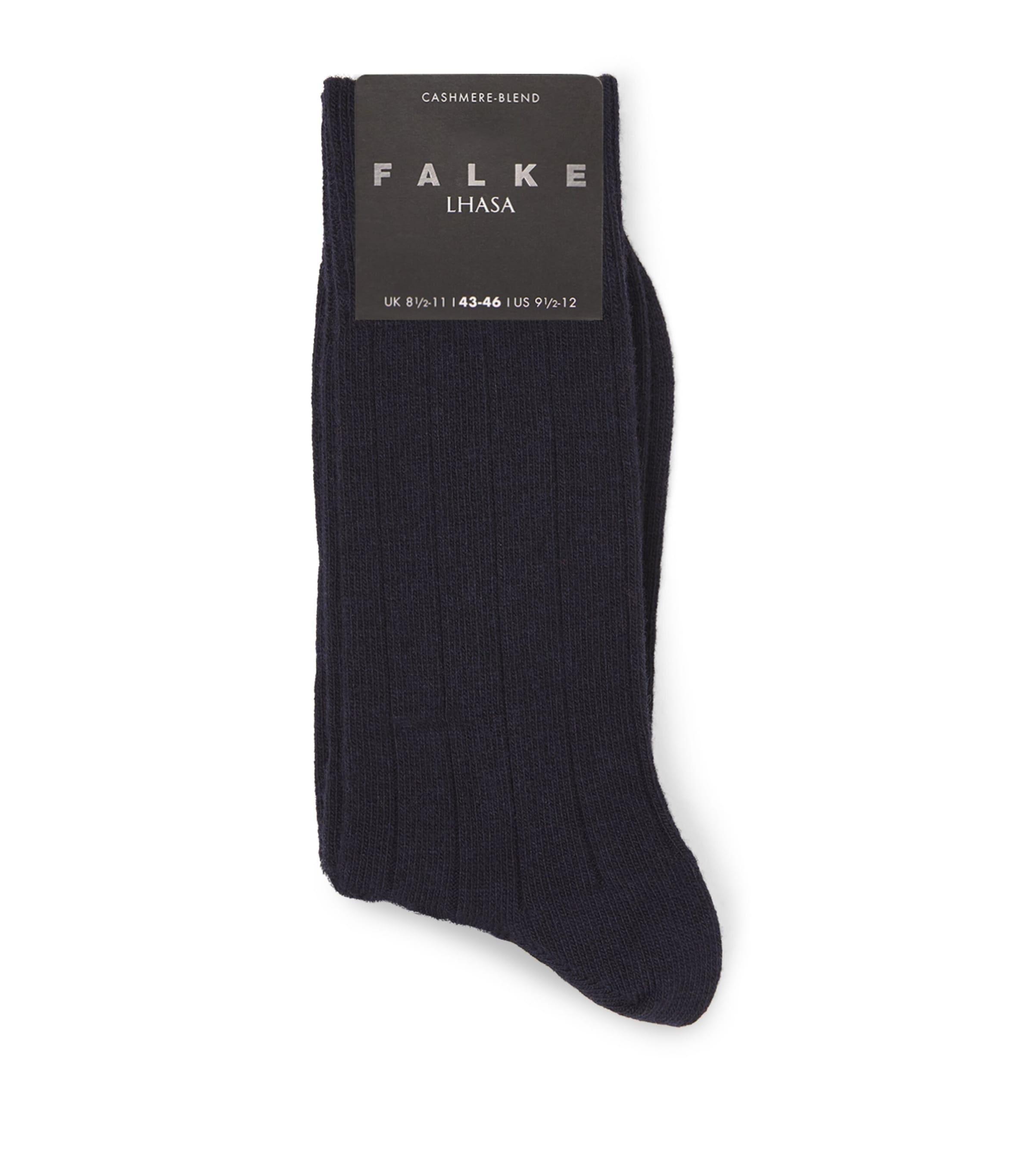 Falke Wool-Cashmere Blend Lhasa Ribbed Socks by FALKE