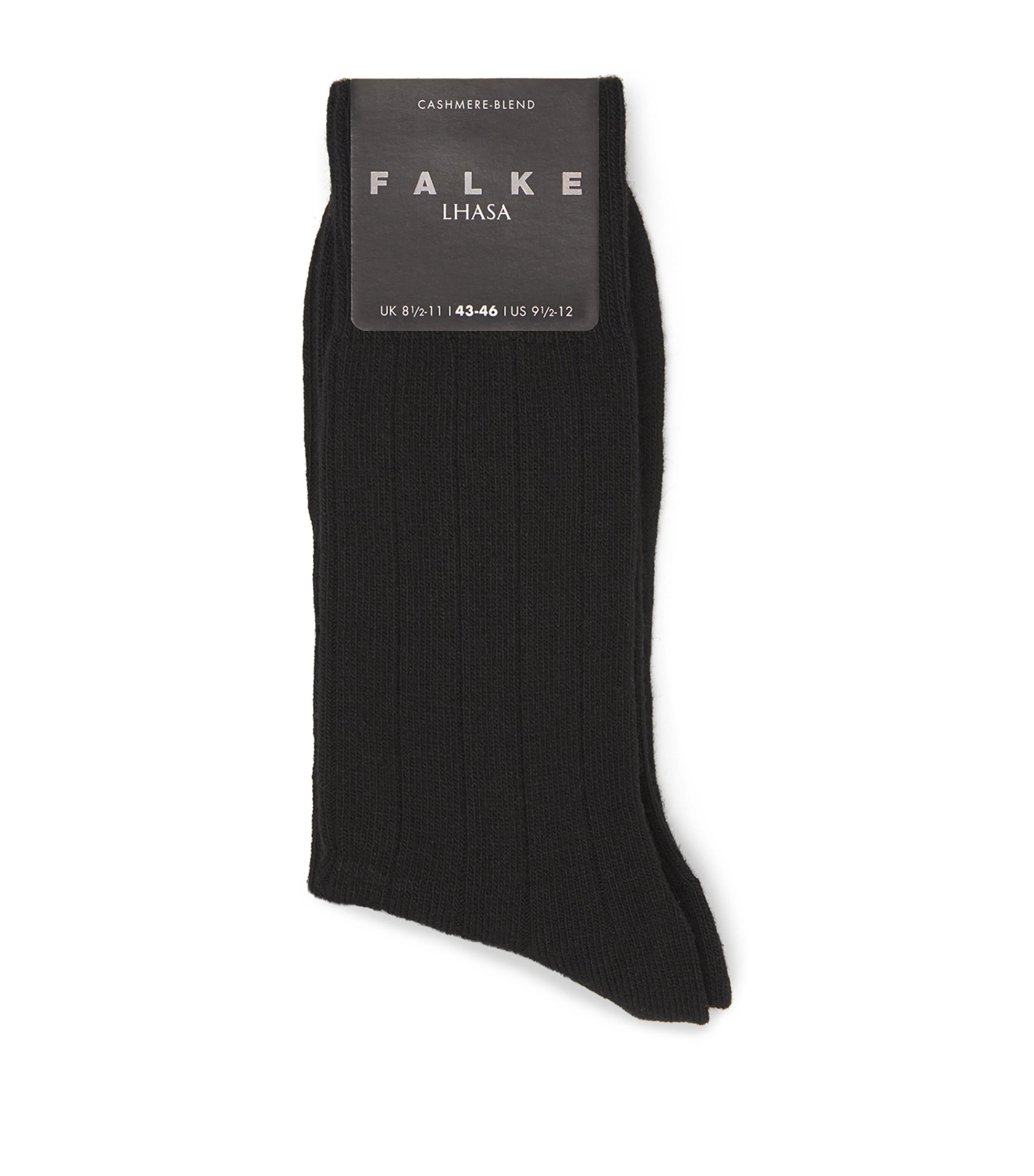 Falke Wool-Cashmere Blend Lhasa Ribbed Socks by FALKE