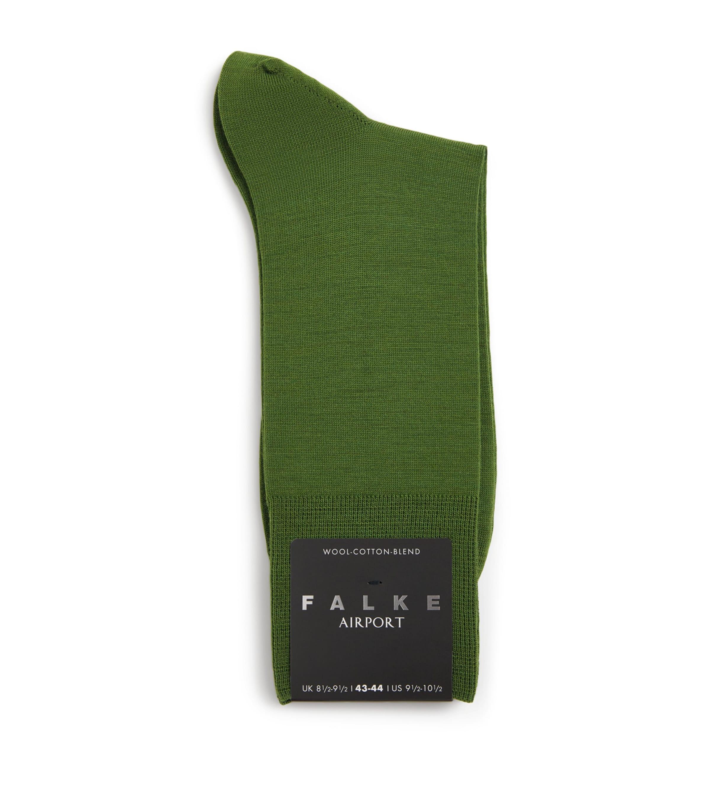 Falke Wool-Cotton-Blend Airport Socks by FALKE