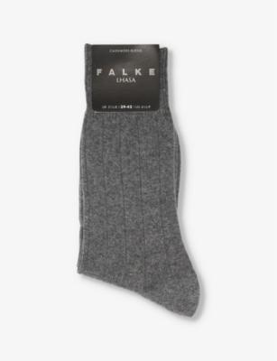 Lhasa Rib wool-blend knitted socks by FALKE