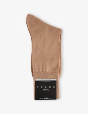 Mid-Calf Cotton-Blend Knitted Socks by FALKE