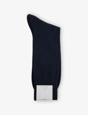 No 9 Crew-Length Wool-Blend Socks by FALKE