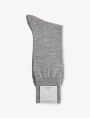 No 9 Crew-Length Wool-Blend Socks by FALKE
