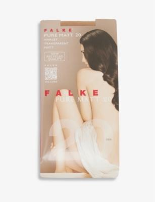 Pure Matt 20 stretch-woven blend ankle socks by FALKE