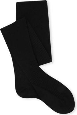 Ribbed knee-high wool-blend socks by FALKE