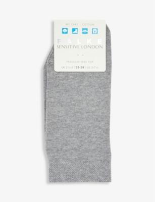 Sensitive London ankle-rise stretch-cotton socks by FALKE