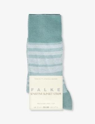 Sensitive Sunset Stripe knitted socks by FALKE