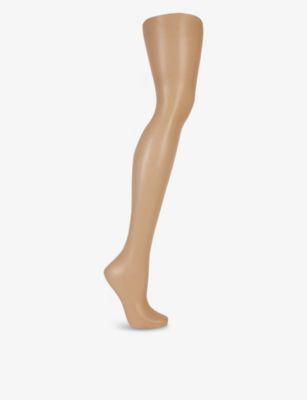 Shelina 12 denier stretch-woven tights by FALKE