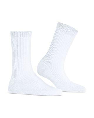 Shiny Ribbed Socks by FALKE