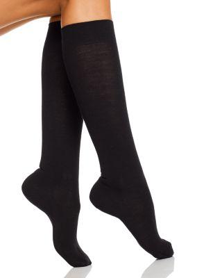 Soft Merino Wool Blend Knee-High Socks by FALKE