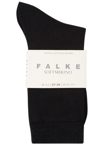 Soft merino wool-blend socks by FALKE