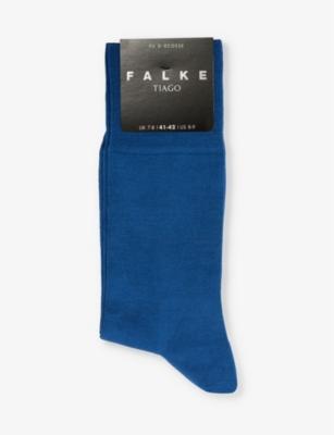 Tiago crew-length cotton-blend socks by FALKE