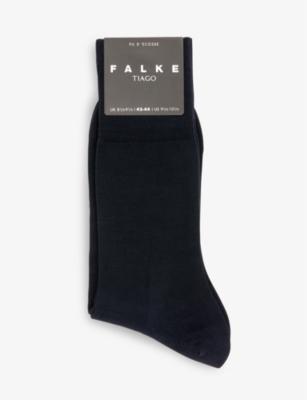 Tiago logo-print cotton-blend socks by FALKE