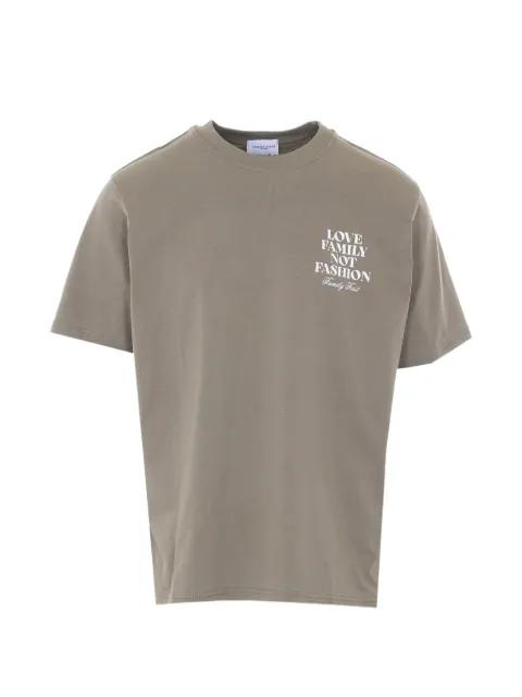 crew-neck logo T-shirt by FAMILY FIRST