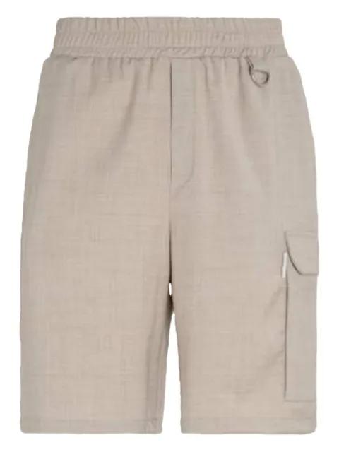 elastic-waist cargo shorts by FAMILY FIRST