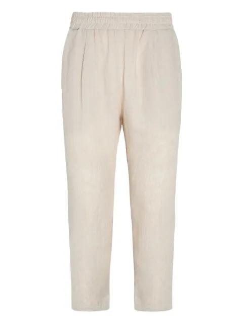 elasticated-waist trousers by FAMILY FIRST