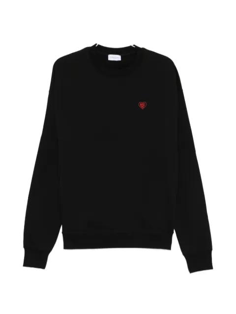 heart-embroidery sweatshirt by FAMILY FIRST