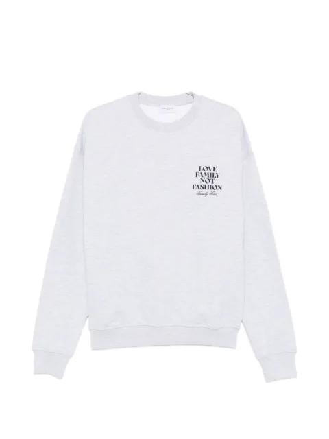 lettering sweatshirt by FAMILY FIRST