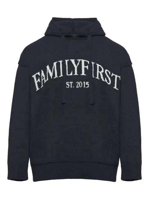 logo-embroidered hoodie by FAMILY FIRST
