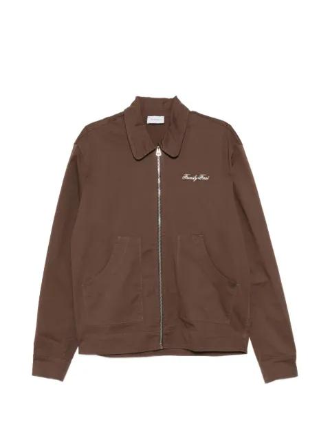 logo-embroidered jacket by FAMILY FIRST